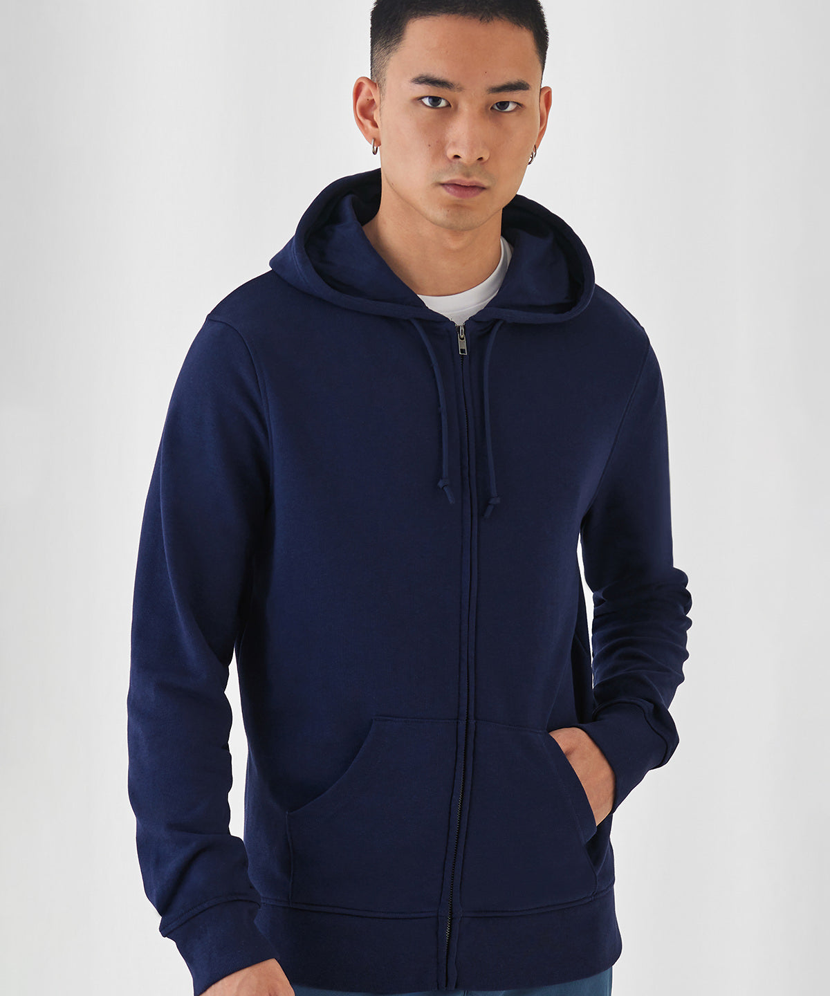 B&C Collection B&C Inspire Zipped Hood Asphalt