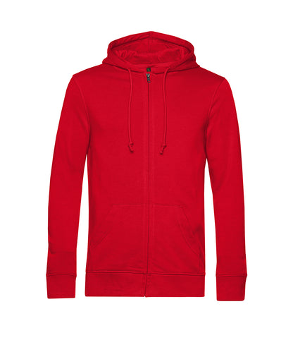 B&C Collection B&C Inspire Zipped Hood Red