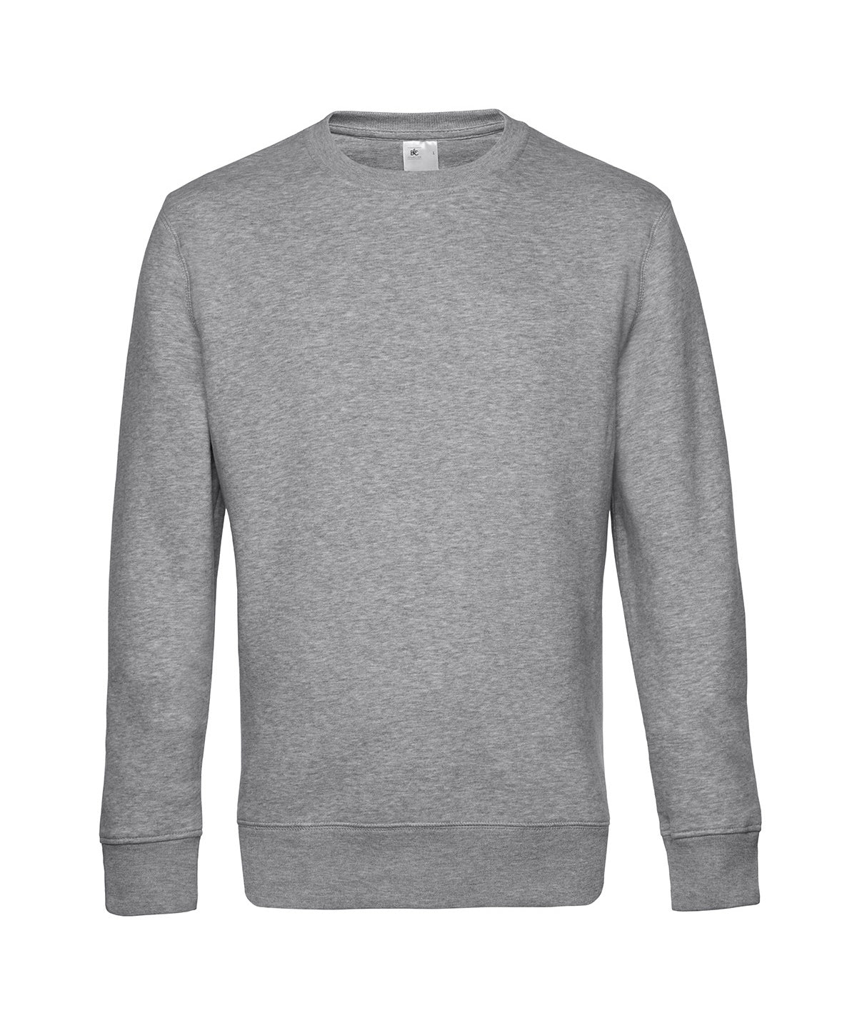 B&C Collection B&C KING Crew Neck Heather Grey