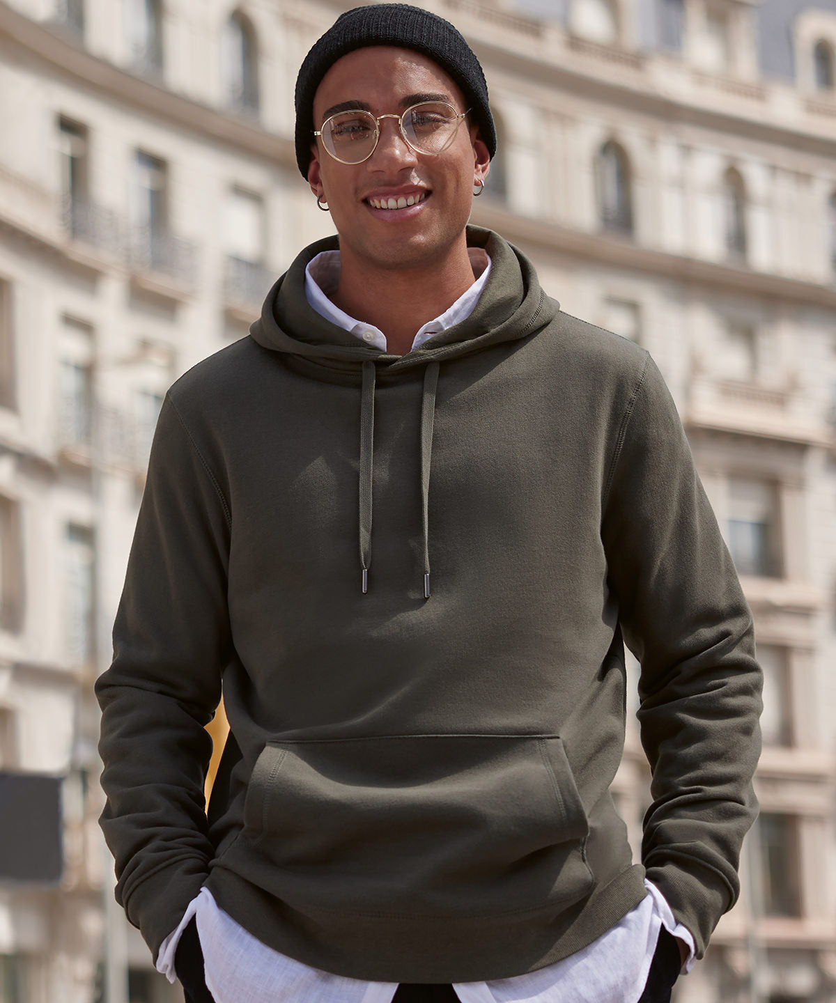 B&C Collection B&C KING Hooded Aqua Green