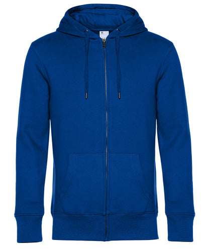 B&C Collection B&C KING Zipped Hood Asphalt*