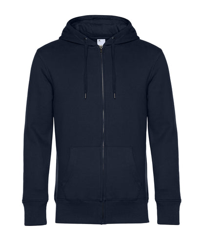 B&C Collection B&C KING Zipped Hood Navy Blue*