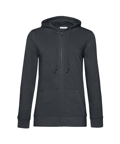 B&C Collection B&C Inspire Zipped Hood /women Asphalt