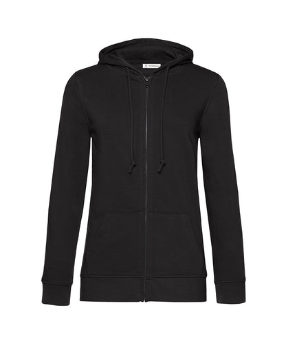 B&C Collection B&C Inspire Zipped Hood /women Black Pure