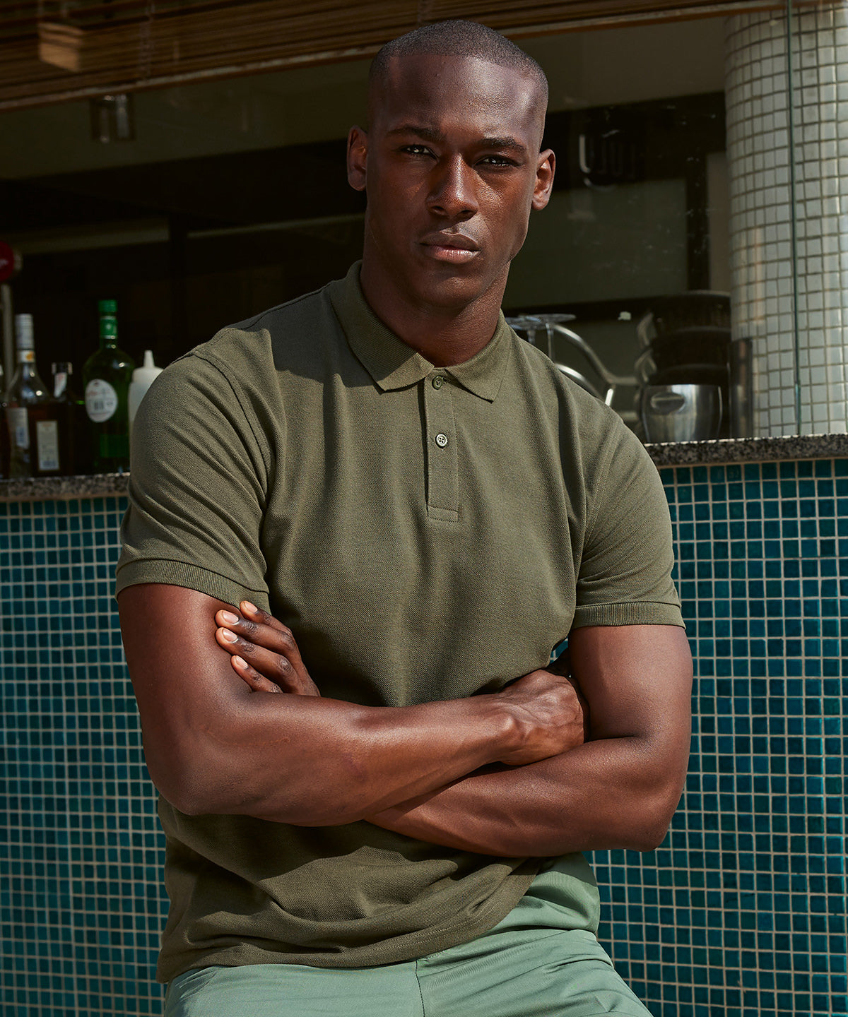 B&C Collection B&C Inspire Polo /men Black