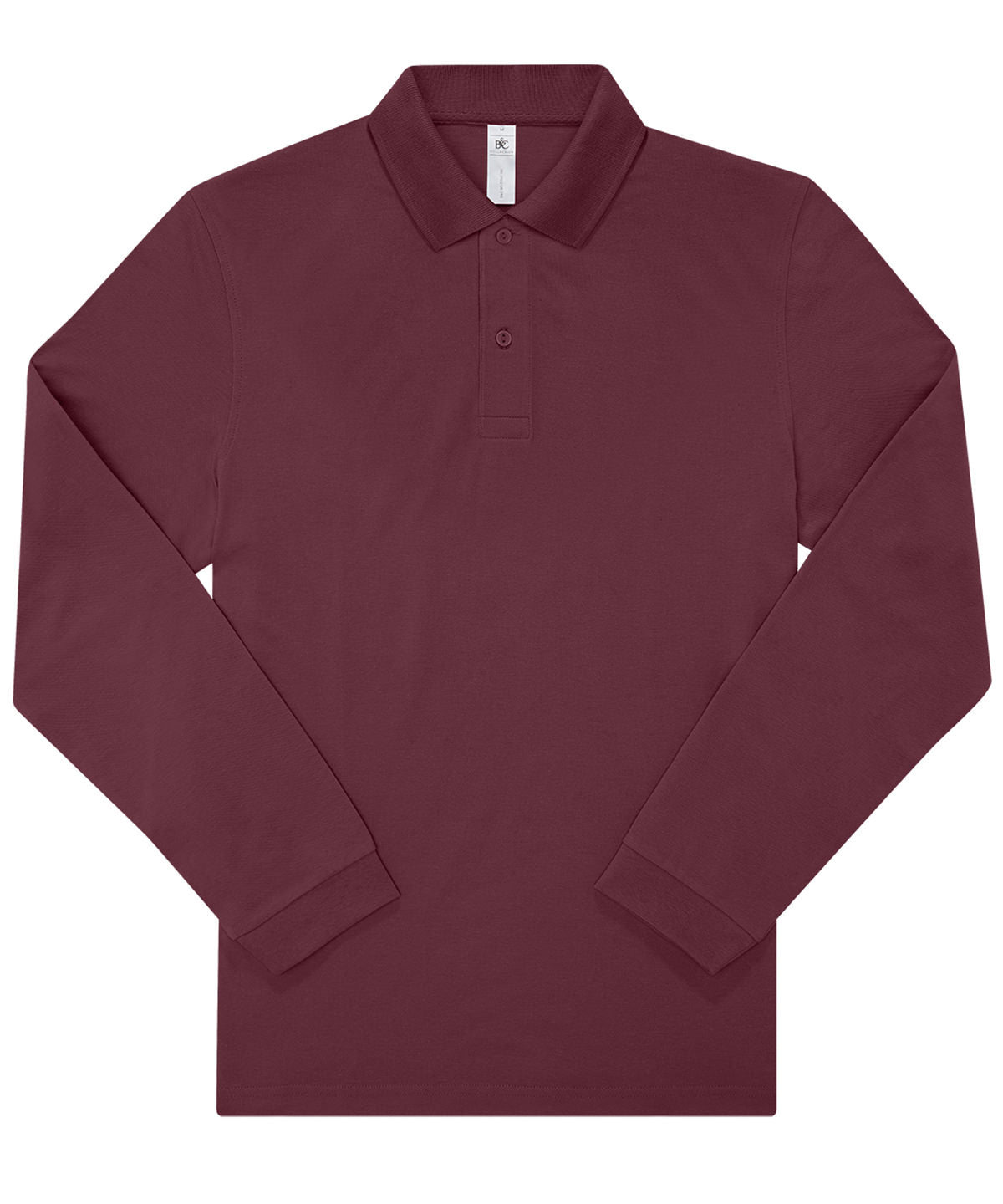 B&C Collection B&C My Polo 180 LSL Burgundy