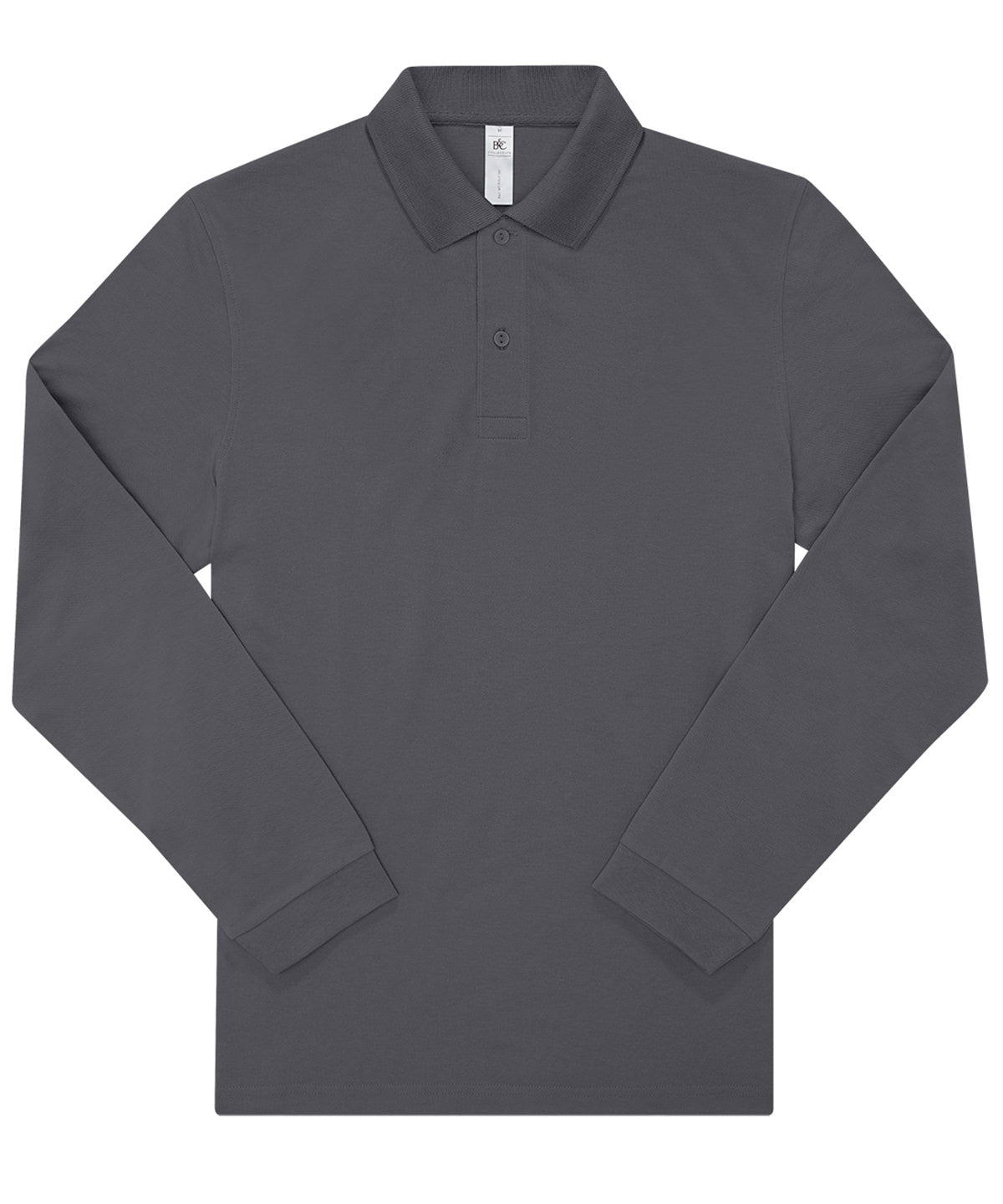 B&C Collection B&C My Polo 180 LSL Dark Grey*