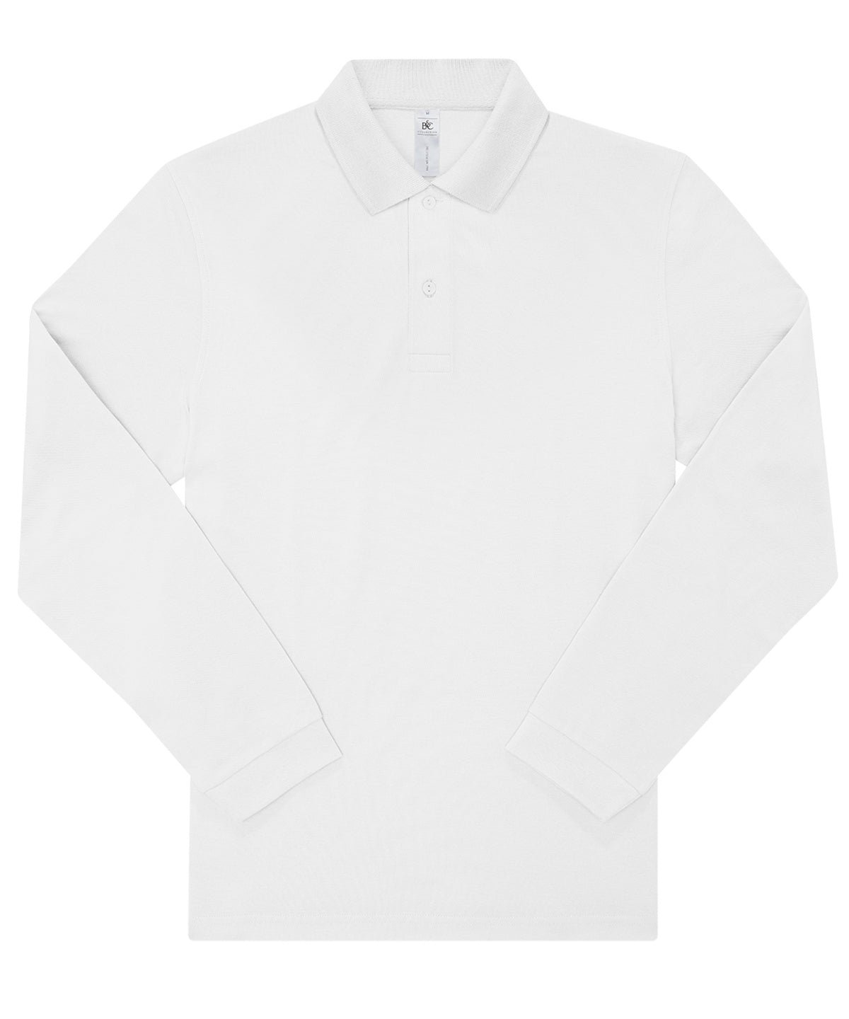 B&C Collection B&C My Polo 180 LSL White*
