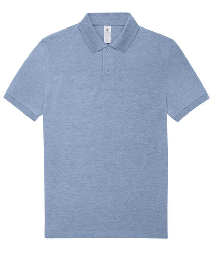 B&C Collection B&C My Polo 210 Heather Blue