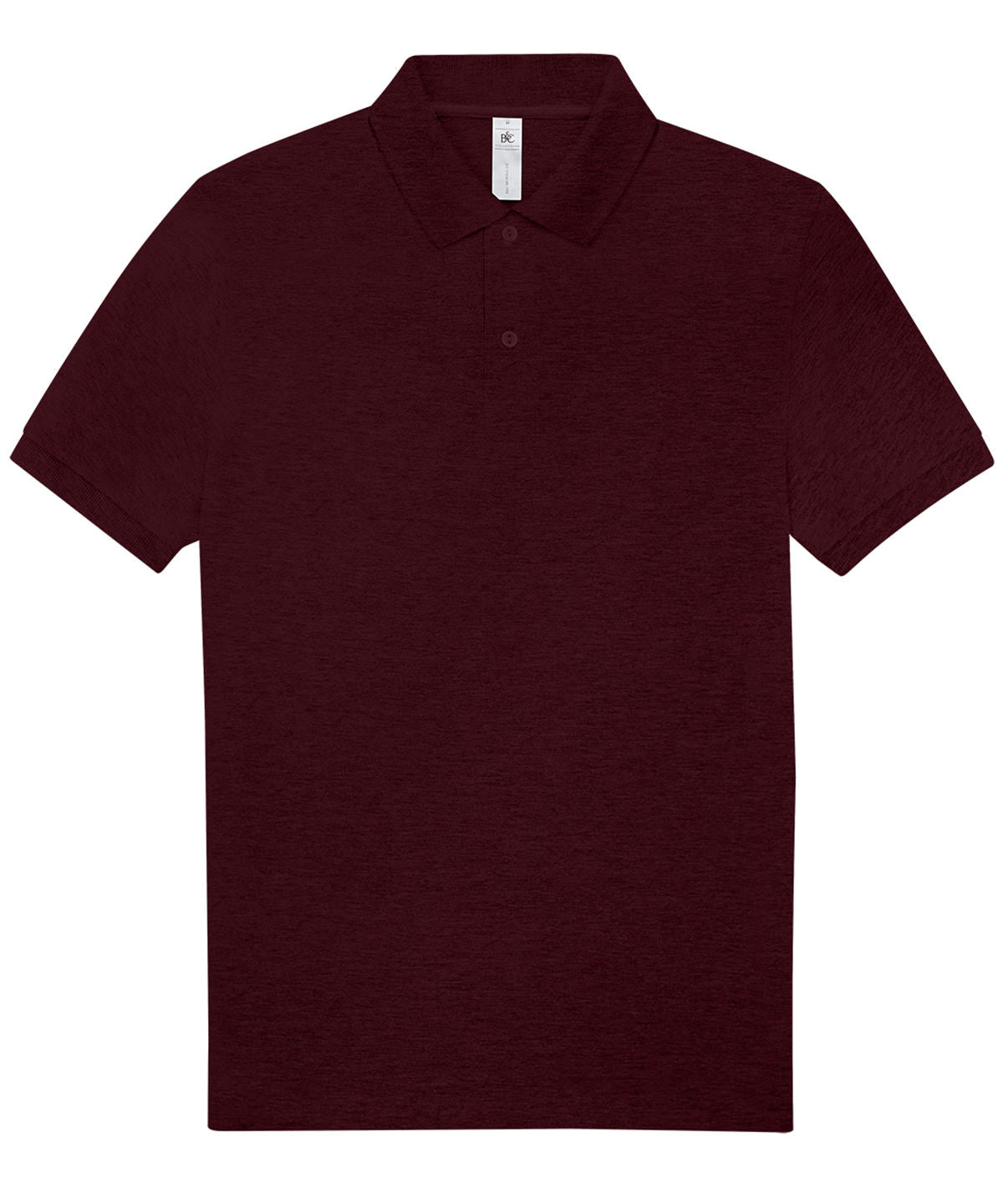 B&C Collection B&C My Polo 210 Heather Burgundy