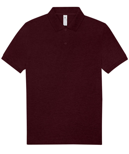 B&C Collection B&C My Polo 210 Heather Burgundy