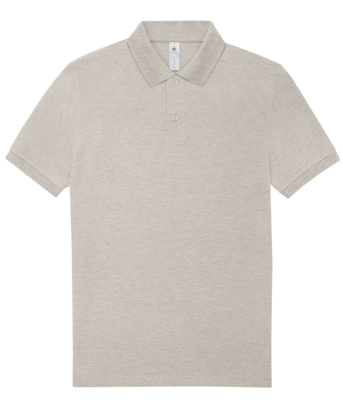 B&C Collection B&C My Polo 210 Heather Grey Fog