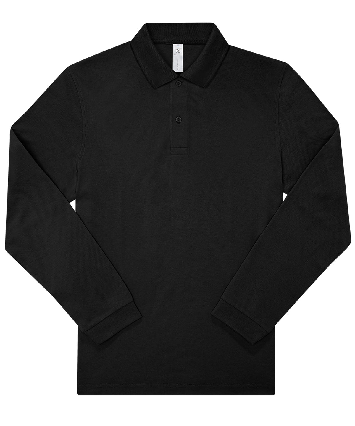 B&C Collection B&C My Polo 210 LSL Black*