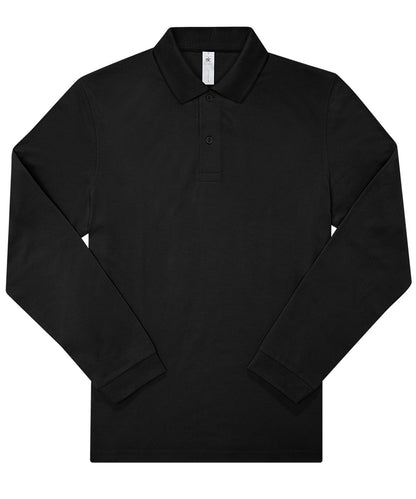 B&C Collection B&C My Polo 210 LSL Black*