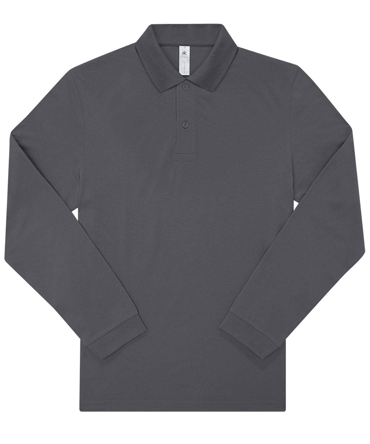 B&C Collection B&C My Polo 210 LSL Dark Grey