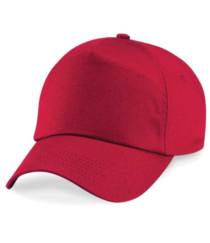 Beechfield Beechfield Kids Original 5 Panel Cap Classic Red