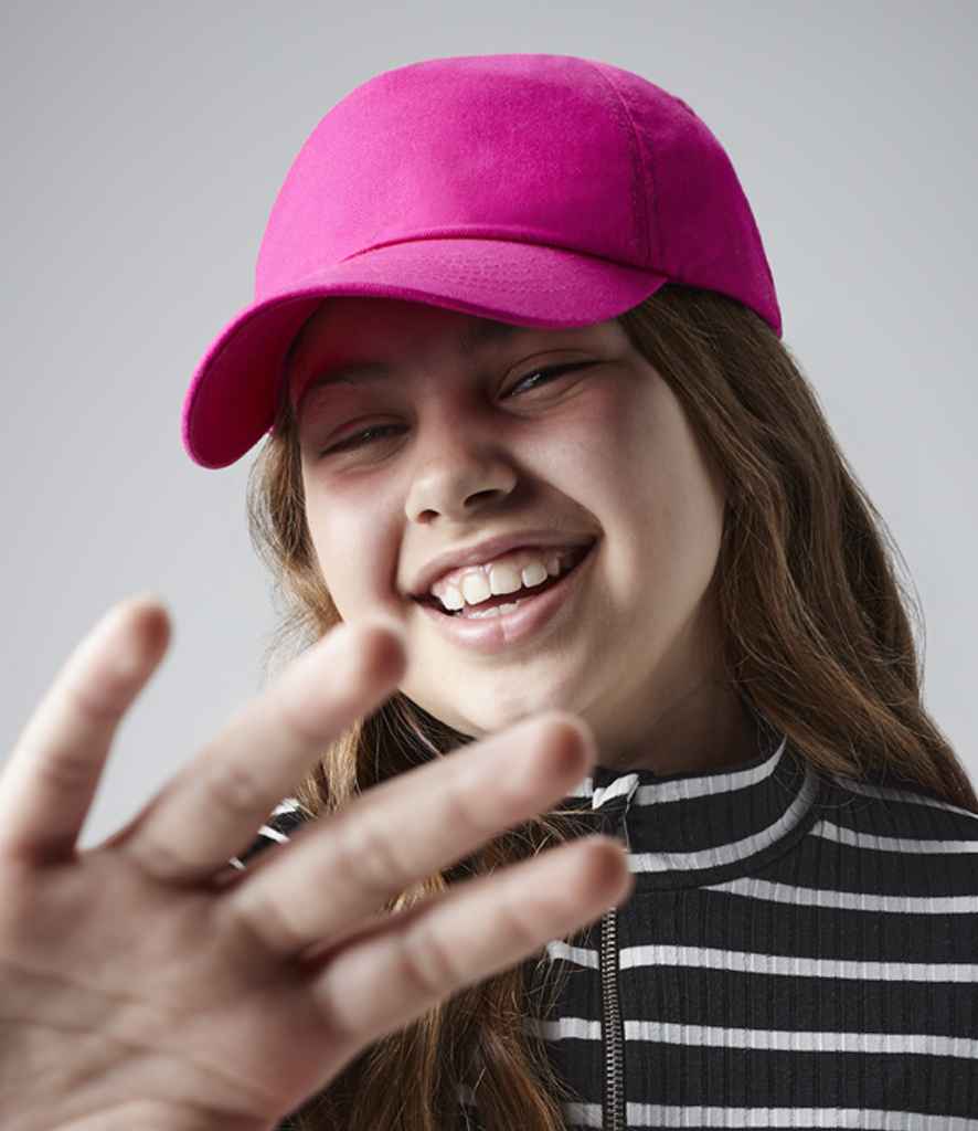 Beechfield Beechfield Kids Original 5 Panel Cap Fuchsia