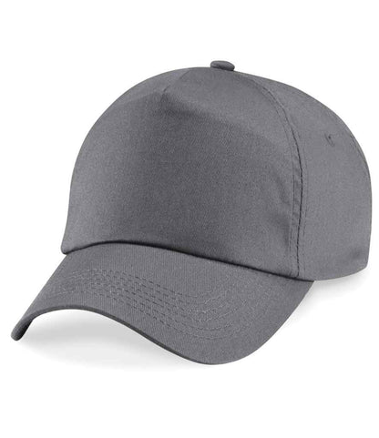Beechfield Beechfield Kids Original 5 Panel Cap Graphite Grey