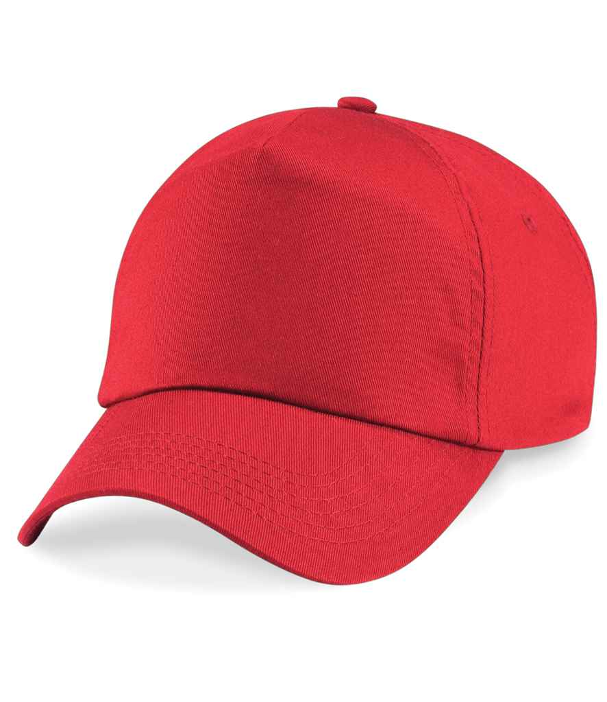 Beechfield Beechfield Original 5 Panel Cap Bright Red