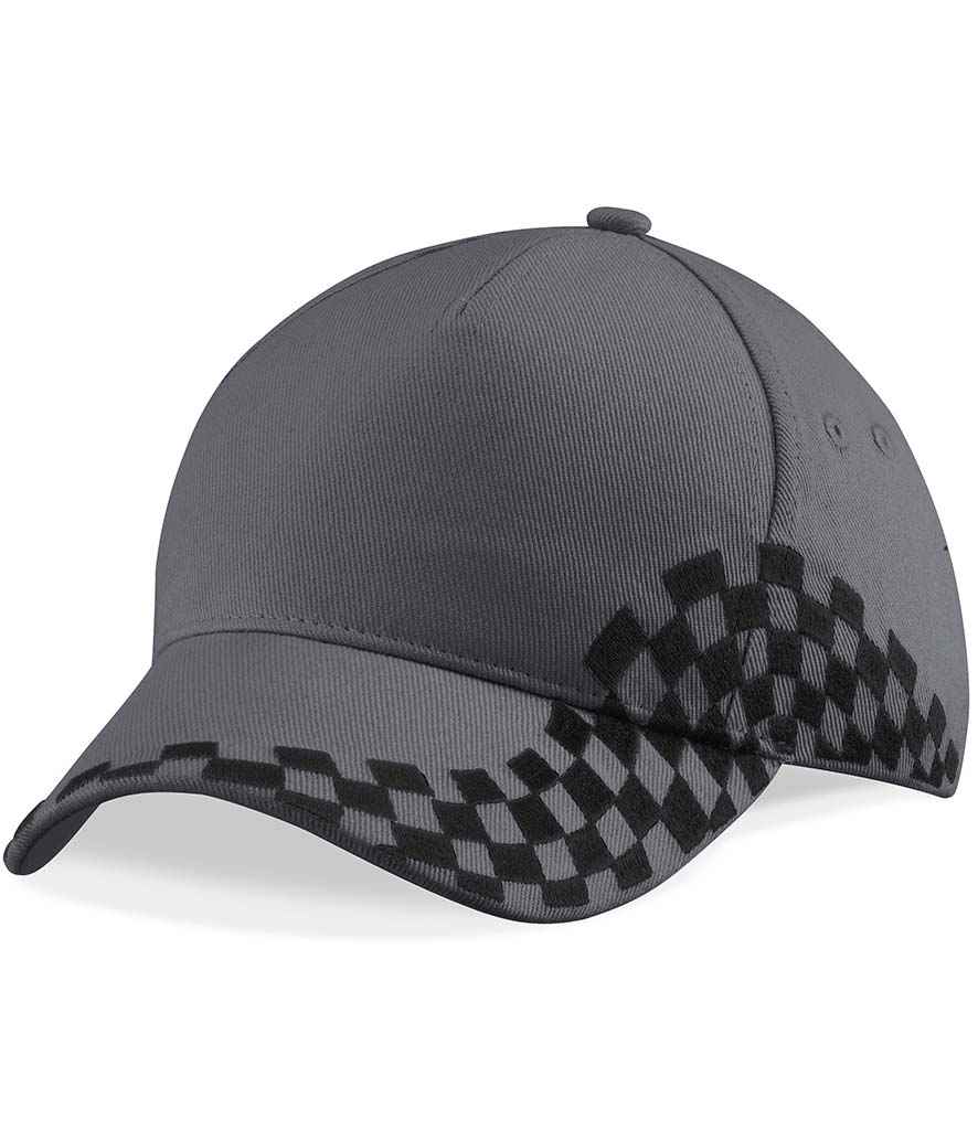 Beechfield Beechfield Grand Prix Cap Graphite Grey