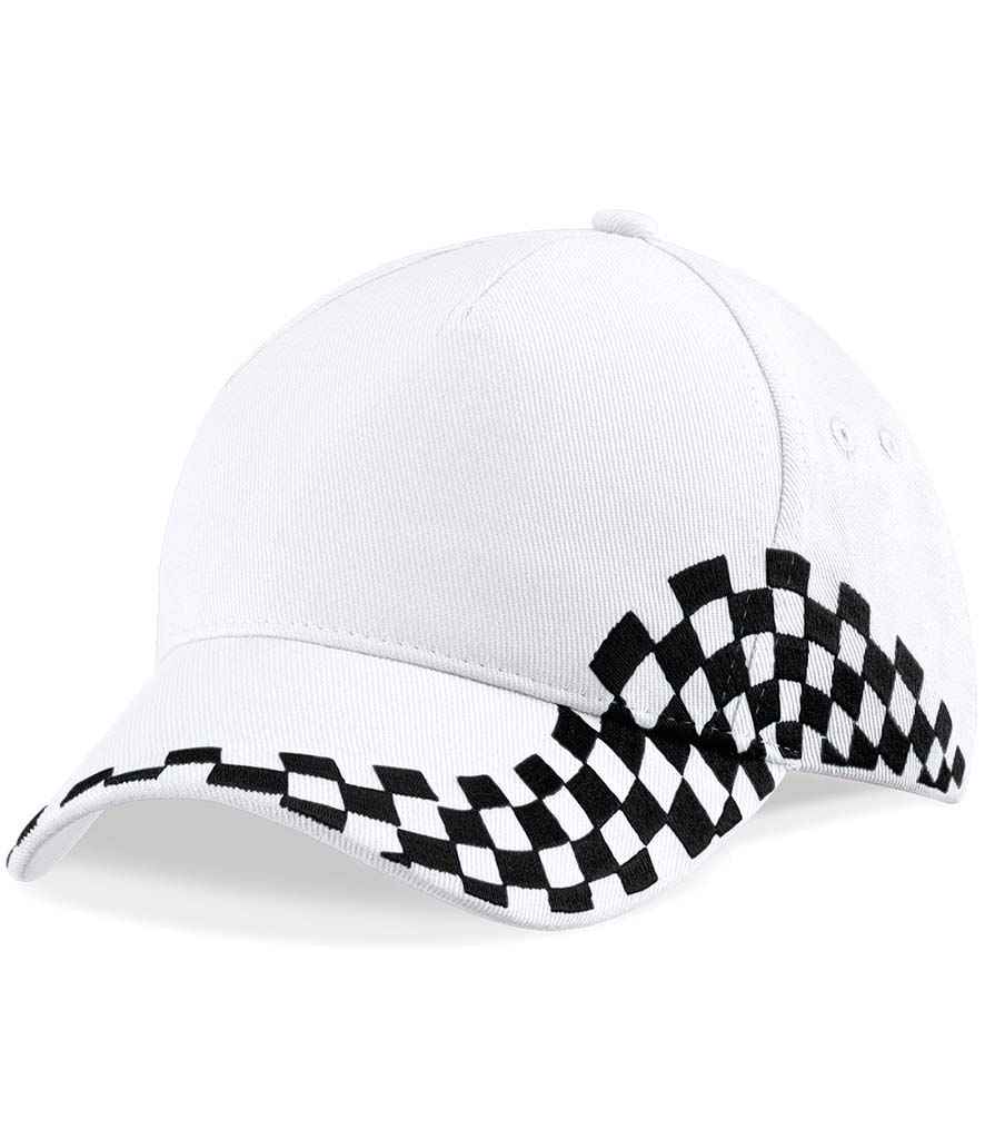Beechfield Beechfield Grand Prix Cap White