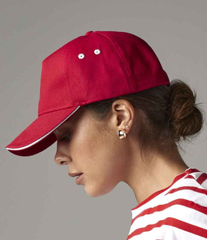 Beechfield Beechfield Ultimate 5 Panel Cap with Sandwich Peak