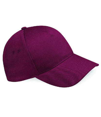Beechfield Beechfield Ultimate 5 Panel Cap Burgundy