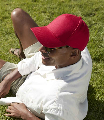 Beechfield Beechfield Ultimate 5 Panel Cap Classic Red