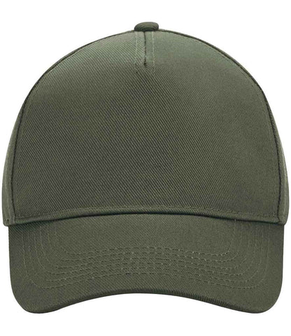 Beechfield Ultimate 5 Panel Cap in Olive Green