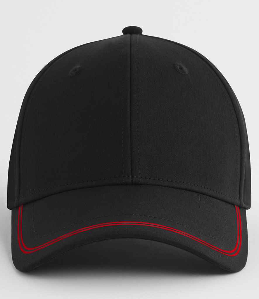 Beechfield Beechfield Match Day Cap Black/Red