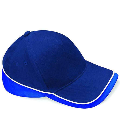 Beechfield Beechfield Teamwear Competition Cap French Navy/Bright Royal/White