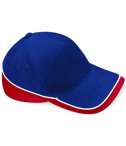 Beechfield Beechfield Teamwear Competition Cap French Navy/Classic Red/White