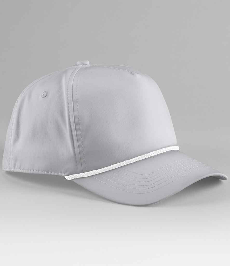 Beechfield Beechfield Rope Detail Golf Cap Light Grey/White