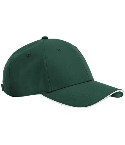 Beechfield Beechfield Team Sports-Tech Cap Bottle Green/White