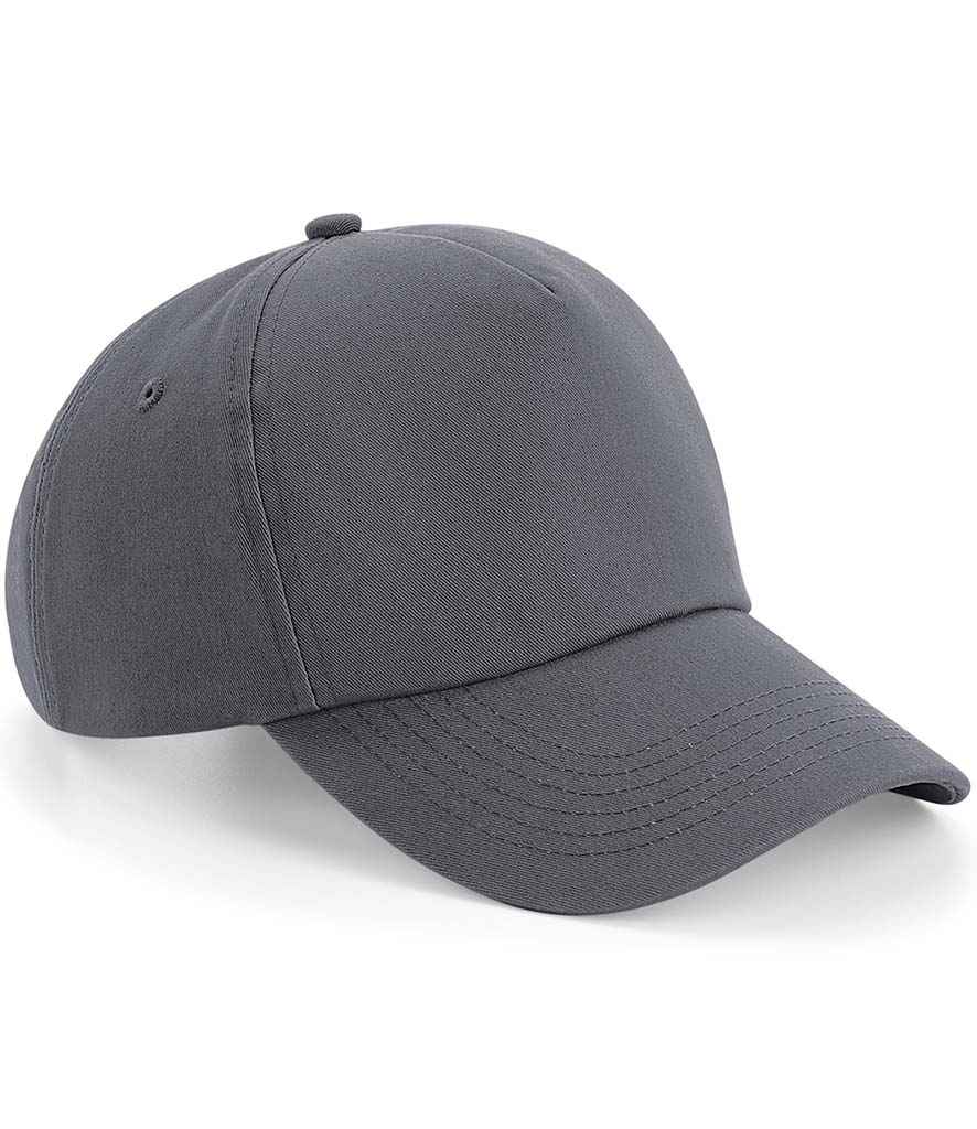 Beechfield Beechfield Authentic 5 Panel Cap Graphite Grey