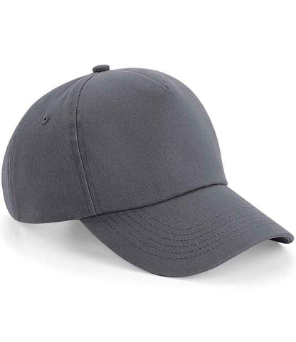 Beechfield Beechfield Authentic 5 Panel Cap Graphite Grey