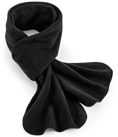 Beechfield Recycled Fleece Scarf in Black