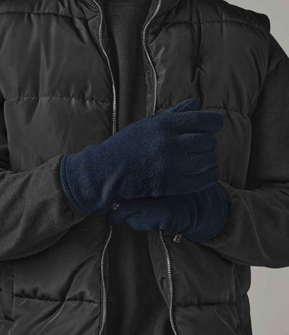 Beechfield Recycled Fleece Gloves - model image