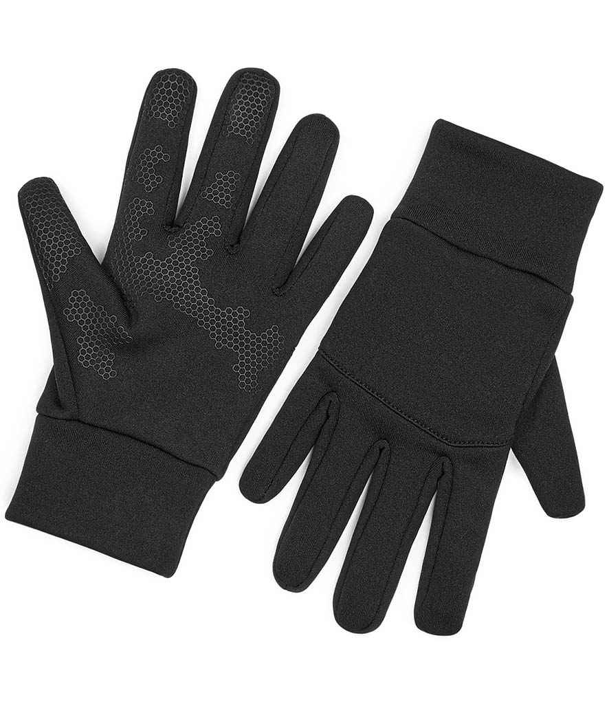 Beechfield Sports Tech Soft Shell Gloves in Black