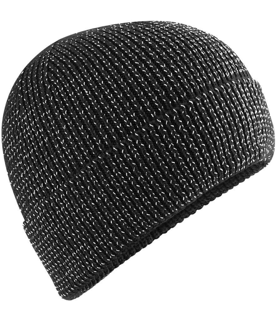 Beechfield Streetlite Reflective Beanie in Black