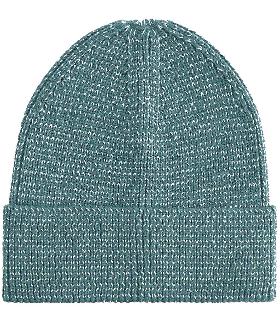 Beechfield Streetlite Reflective Beanie in Marina Green