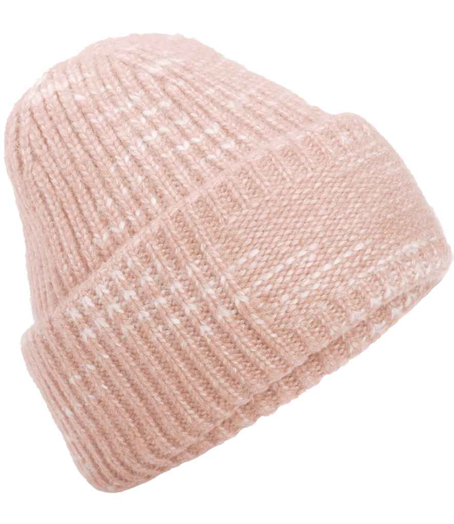 Beechfield Beechfield Chunky Knitted Patch Beanie Strawberry Haze