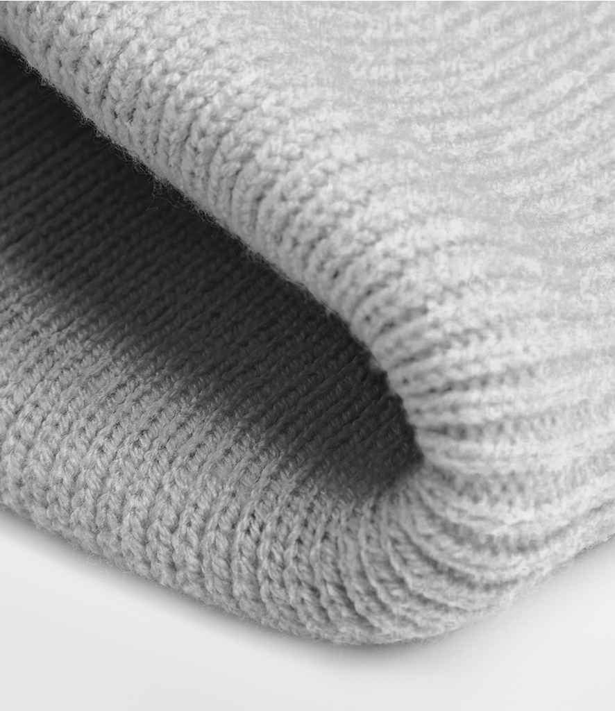 Beechfield Deep Cuff Tonal Patch Beanie