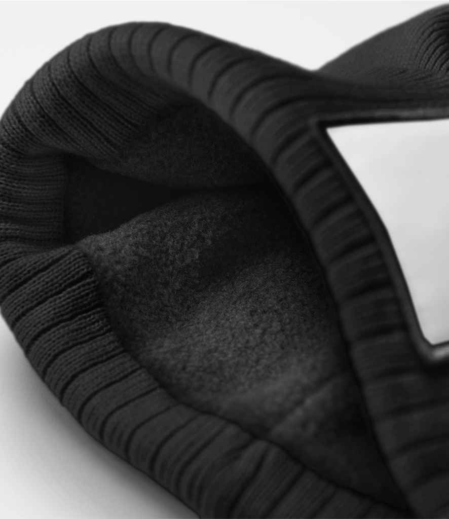 Beechfield Appliqué Patch Pom Beanie