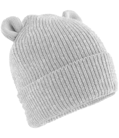 Beechfield Beechfield Organic Baby Bear Beanie Cloud Grey