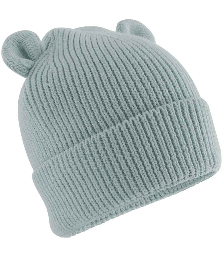 Beechfield Beechfield Organic Baby Bear Beanie Dusty Turquoise