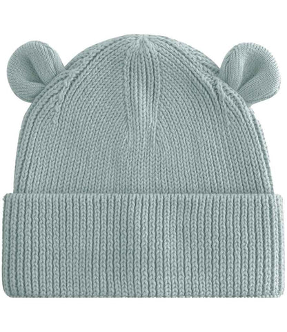 Beechfield Organic Baby Bear Beanie in Dusty Turquoise