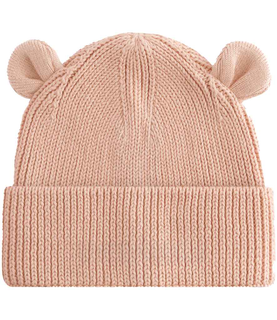 Beechfield Beechfield Organic Baby Bear Beanie Peach