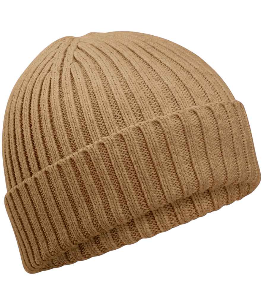 Beechfield Kids Organic Cotton Beanie in Biscuit