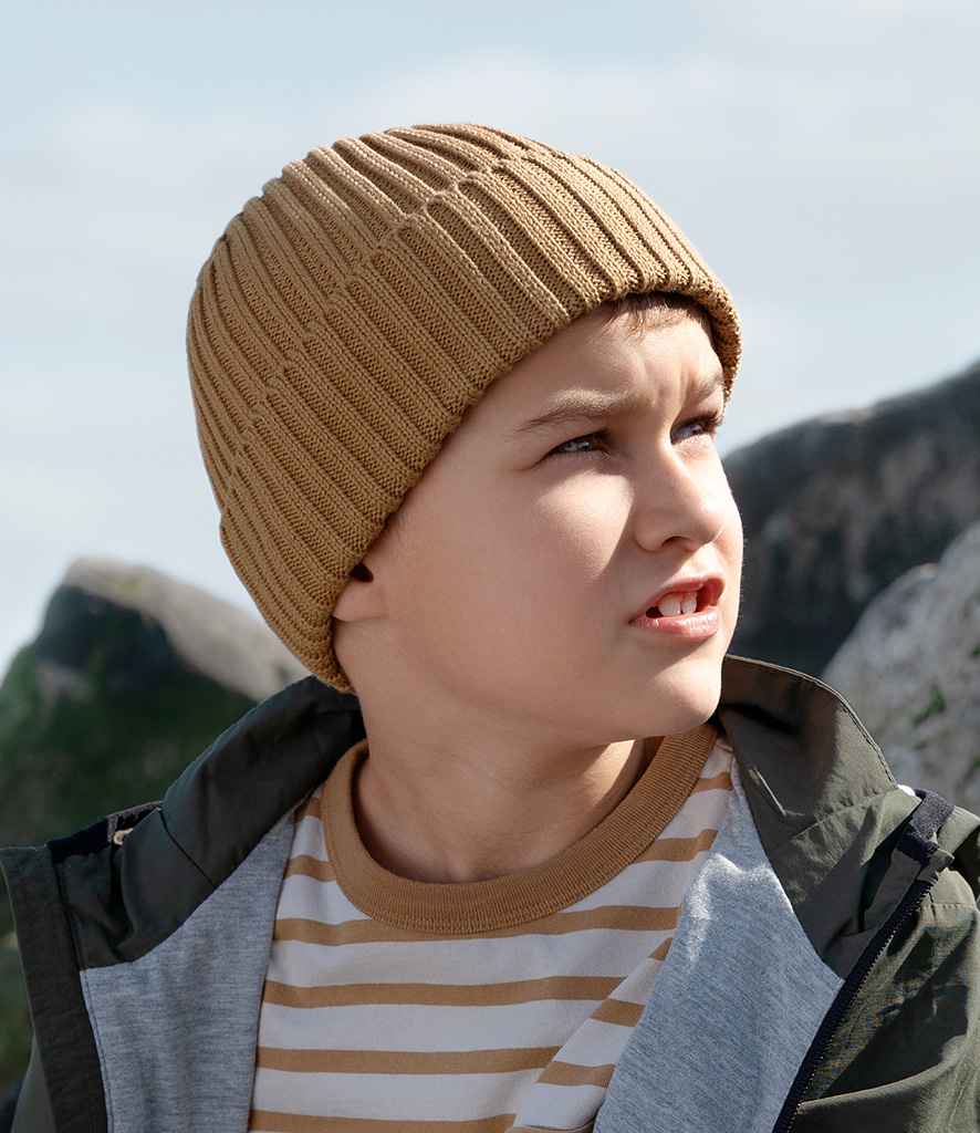 Beechfield Beechfield Kids Organic Cotton Beanie Biscuit